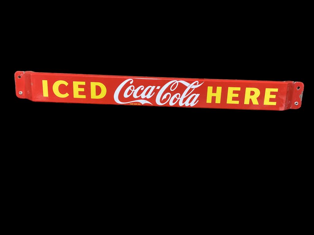 Coca Cola Porcelain  Door Push (1 of 3)