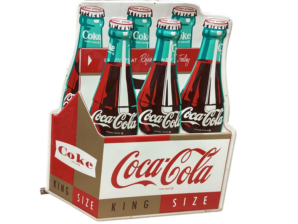 Coca Cola King Size  Six Pack Sign (1 of 4)