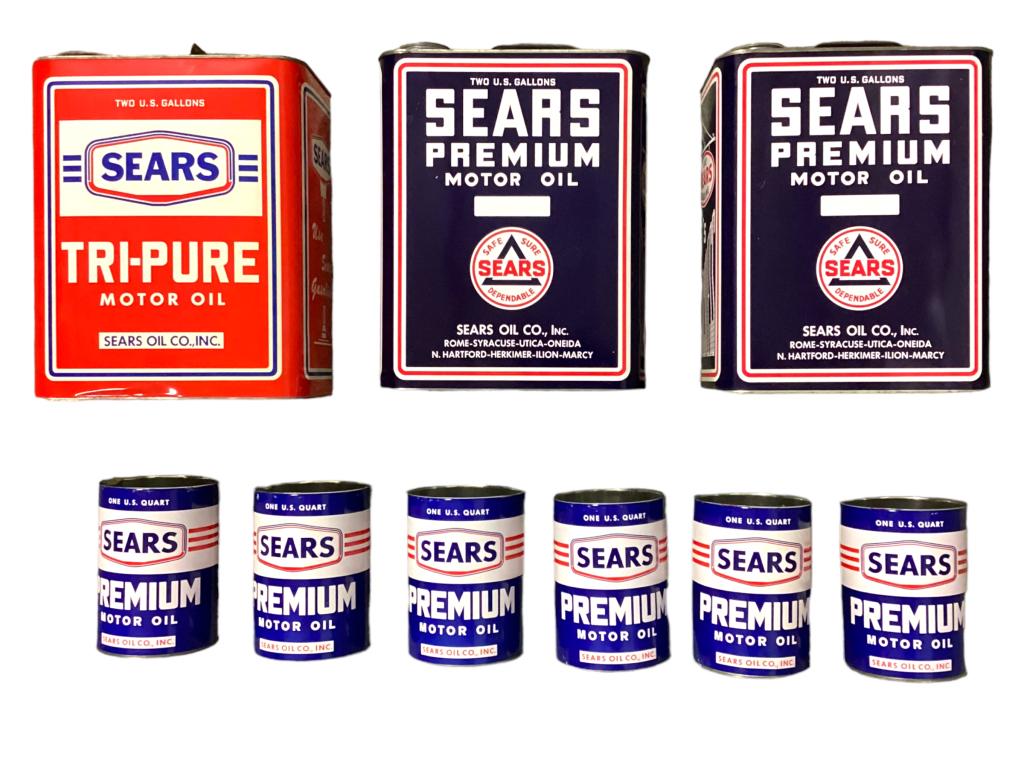 Sears Motor Oil Cans (1 of 7)