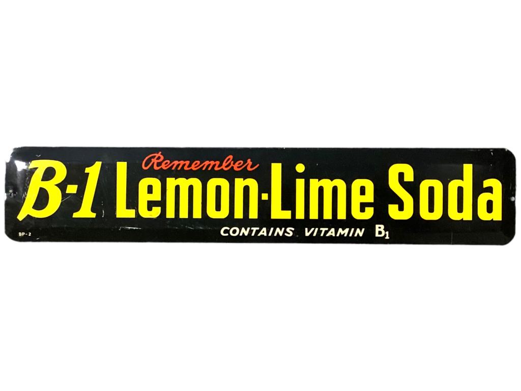 Vintage B1 Lemon Lime Soda Advertising Sign (1 of 3)