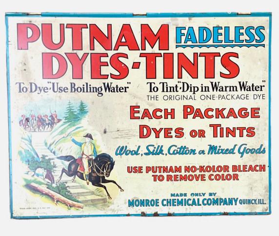 Vintage Putnam Dyes Advertising Display (1 of 7)