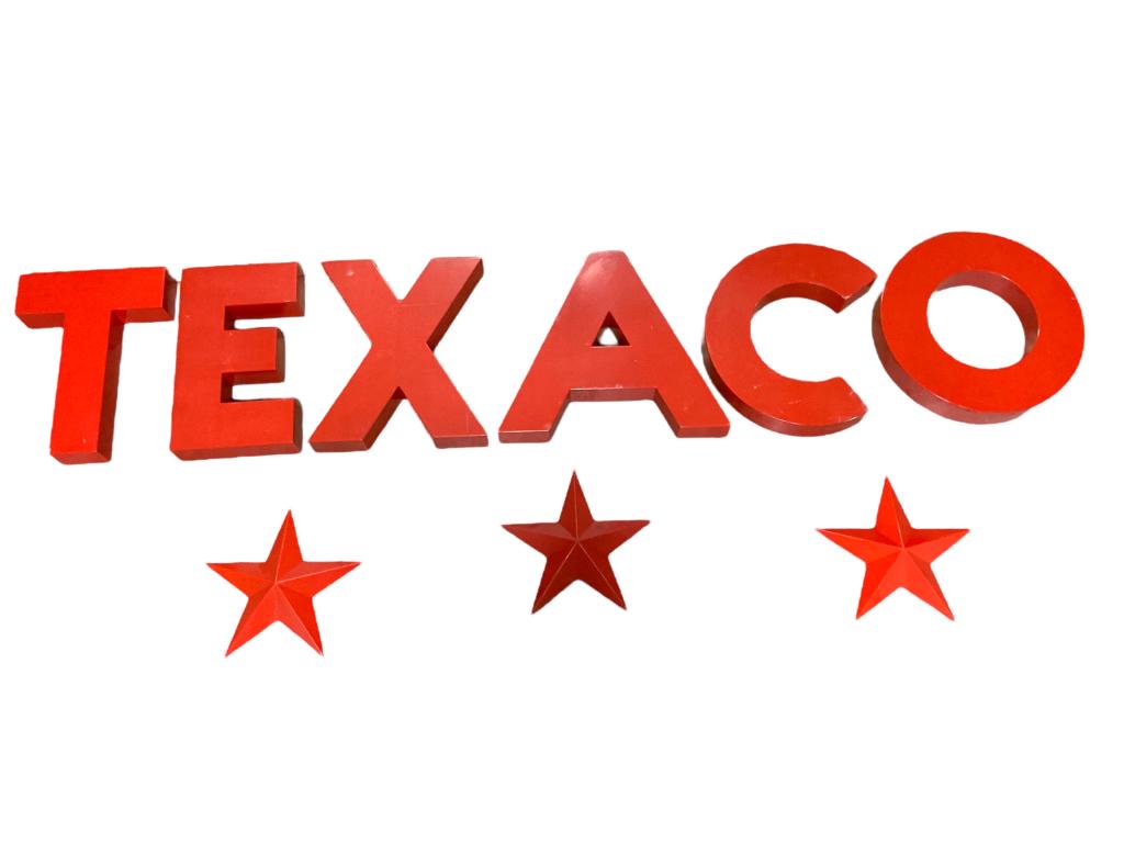 Texaco Service Station Plastic Red Letters (1 of 9)