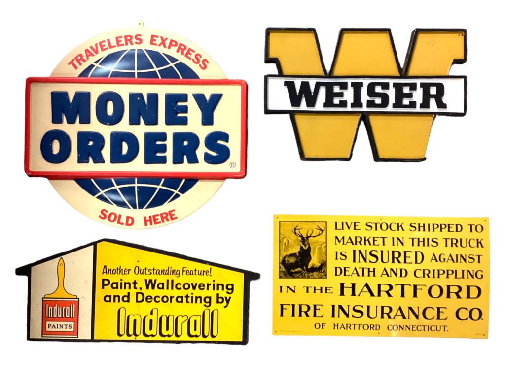 4 Advertisement Signs (1 of 5)