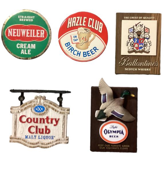 5 Vintage Beverage Advertising Signs (1 of 9)