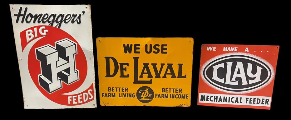 3 Vintage Seed & Farm Equipment Signs (1 of 10)
