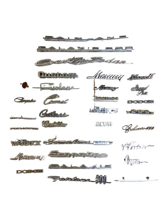 31 Vintage Car Badges (1 of 6)