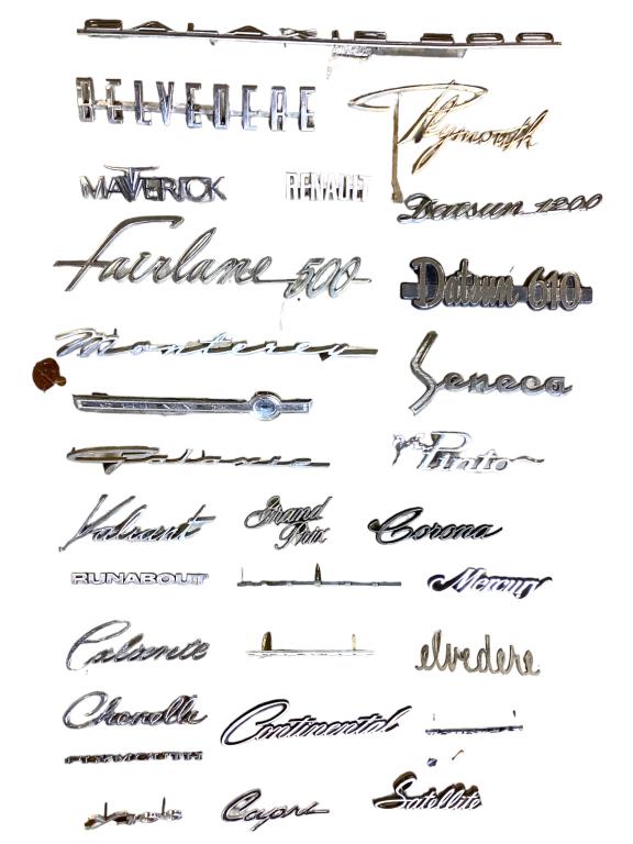 29 Vintage Car Badges (1 of 5)