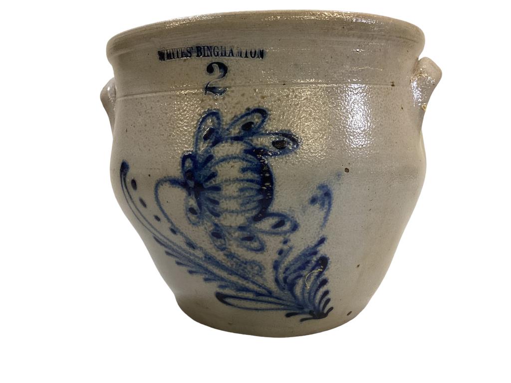 Slip Decorated Stoneware Jar (1 of 5)