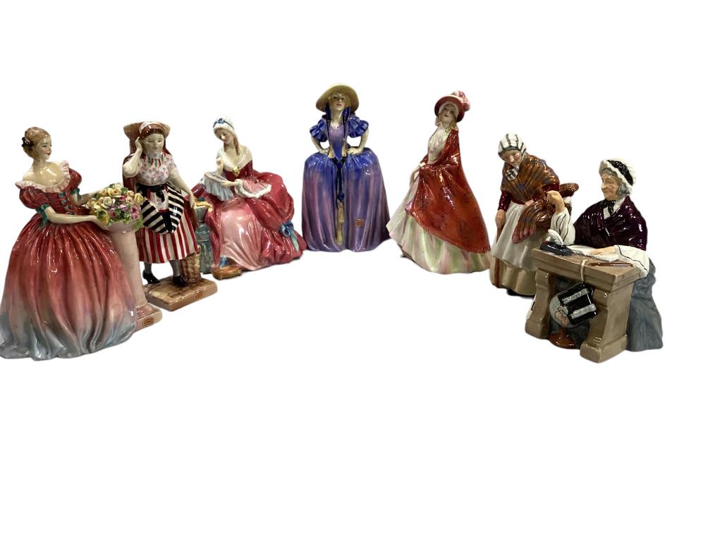 7 Royal Doulton Collection  Figures (1 of 7)