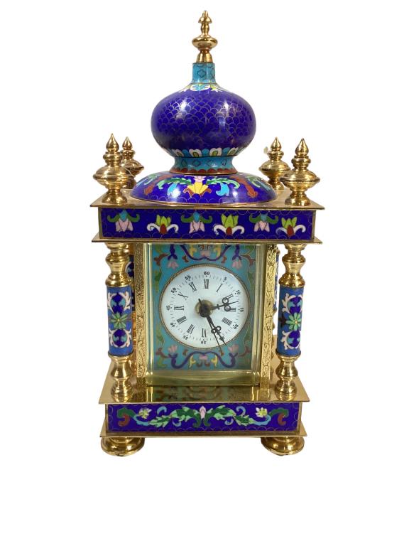 20th Century  Chinese Cloissonne Shelf Clock (1 of 5)
