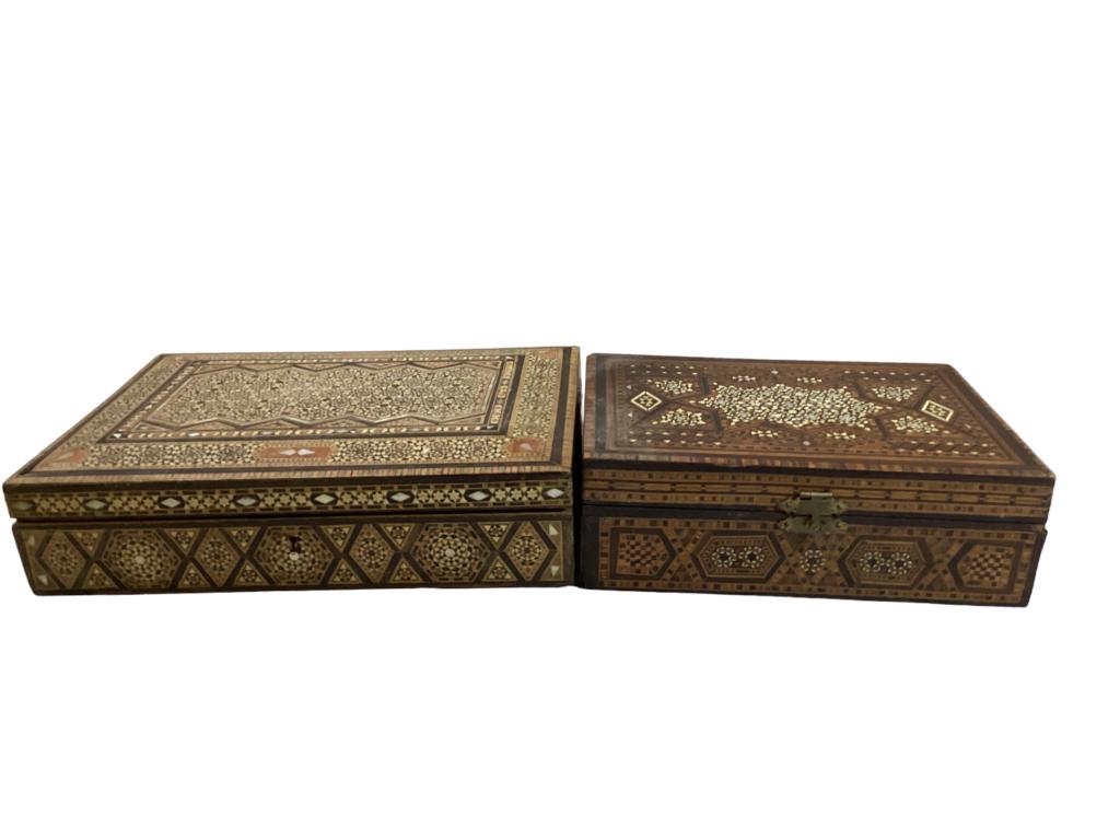 Two Moorish Inlaid Table Boxes (1 of 5)
