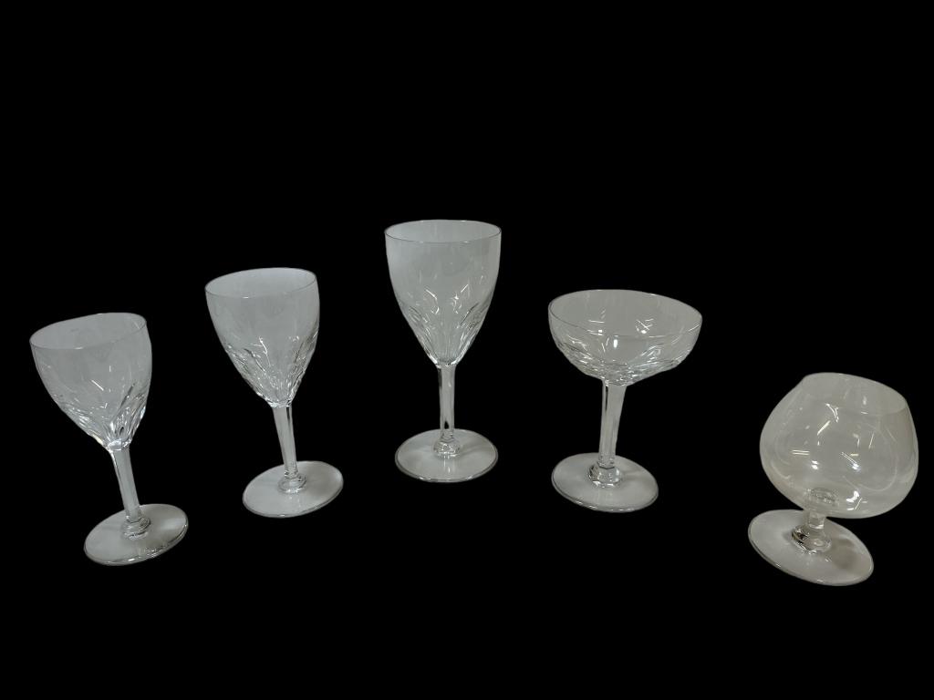 30 Pieces Baccarat Crystal Stemware (1 of 8)