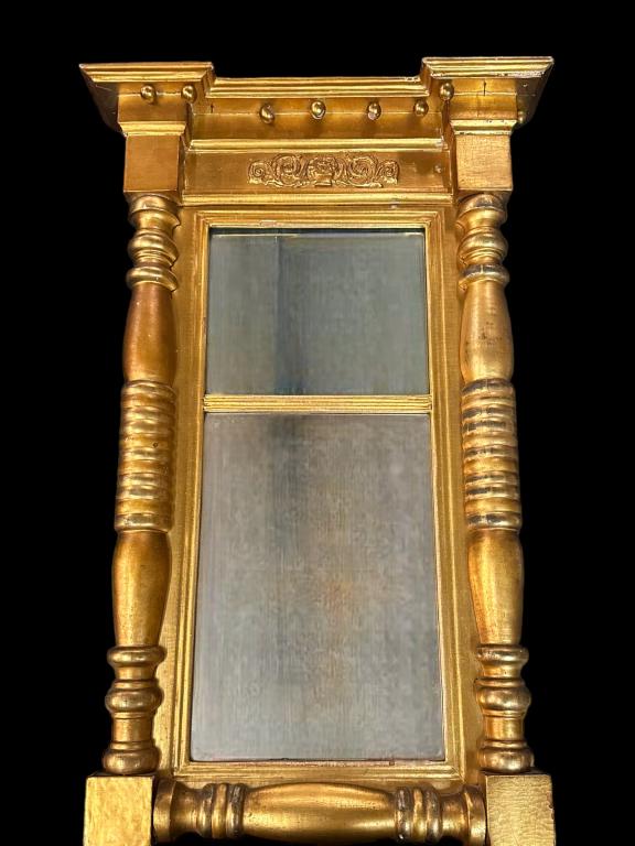 American Federal Gilt Wood Looking Glass (1 of 7)