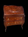 Inlaid Rococo Italian Desk