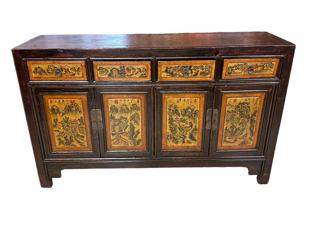 Asian Fruitwood Sideboard (1 of 7)