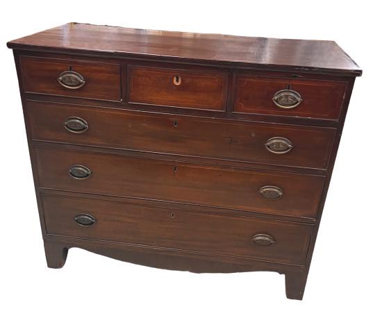 English Mahognay Chippendale Chest (1 of 6)