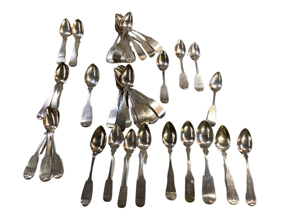 40 Coin Silver Spoons (1 of 7)