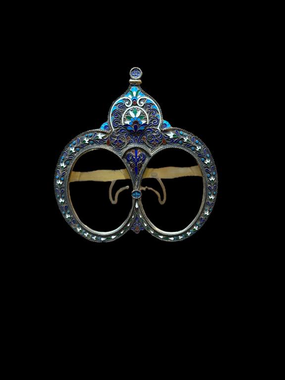 Russian Imperial Gilt Silver Enamel Double Frame (1 of 6)