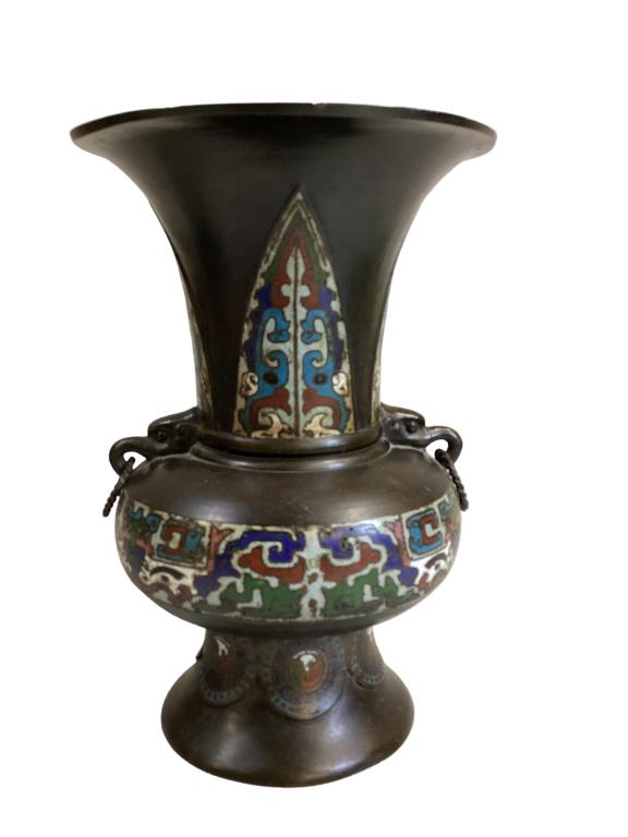 Japanese Champleve Vase (1 of 4)