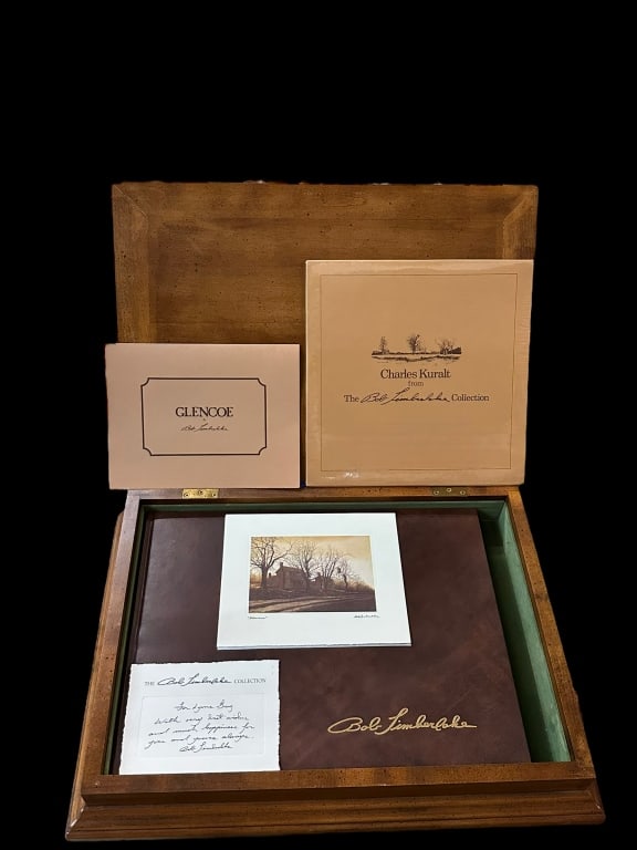 Signed Bob Timberlake Leather Bound Book (1 of 9)