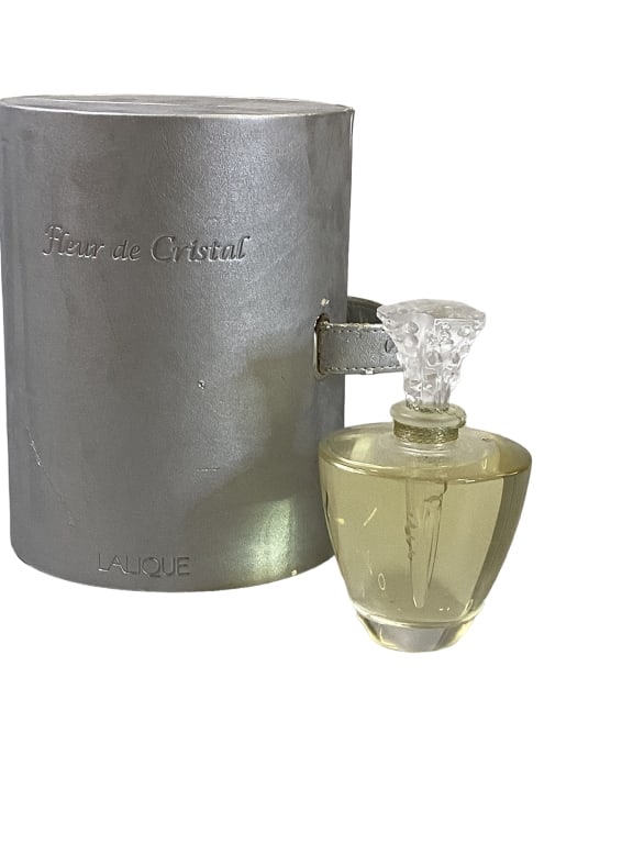 Lalique Parfume Flagon Fluer de Cristal, Muget (1 of 6)