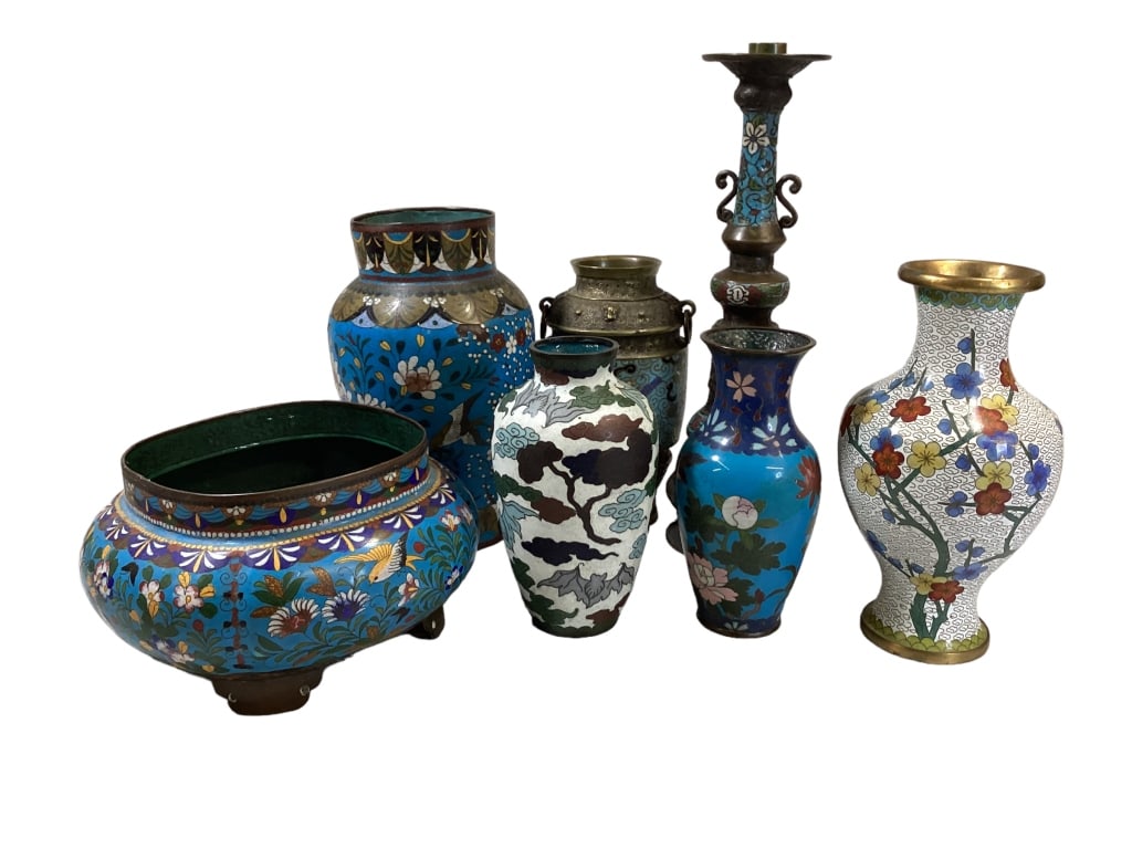 Combined Group Cloisonne, Champleve, Enamel (1 of 4)