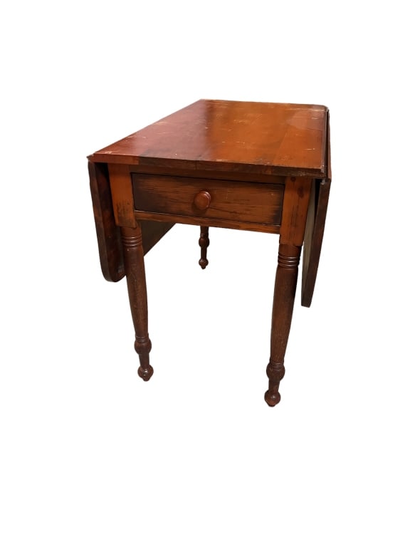 White Pine Sheraton Drop Leaf Table (1 of 4)