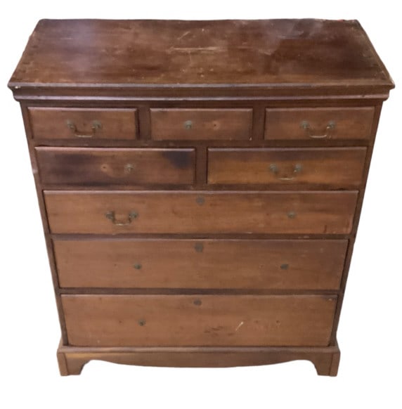 Early Walnut Chippendale Chest (1 of 7)