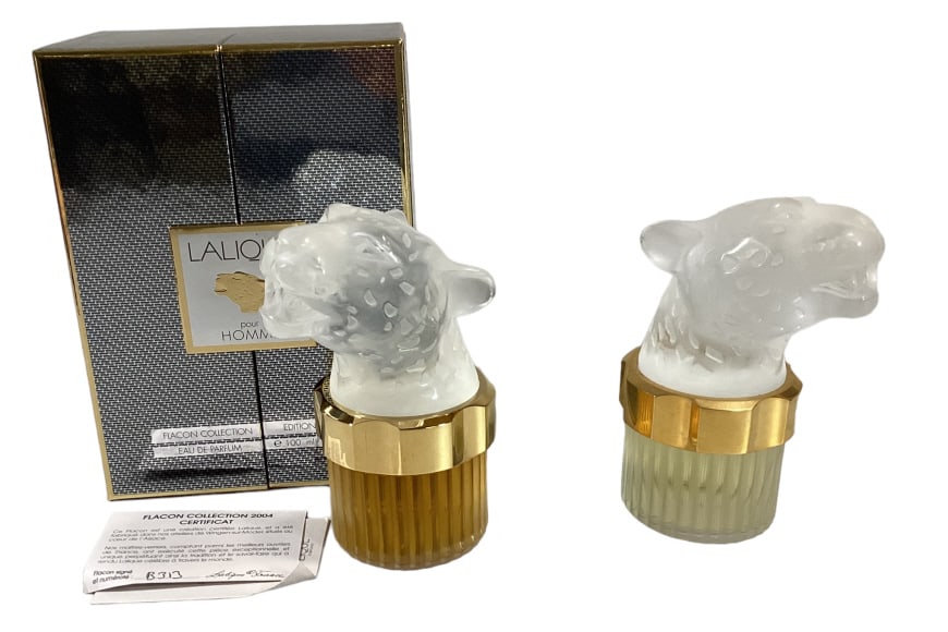 Lalique Flacon, Panther, and Panther Factice (1 of 6)