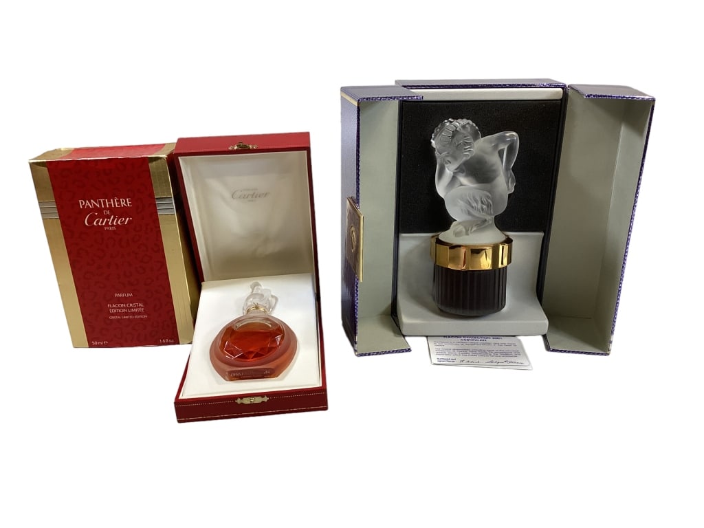 Crystal Flacons, Cartier, Lalique (1 of 6)