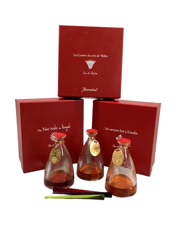 Three Baccarat Perfume Bottles (1 of 6)