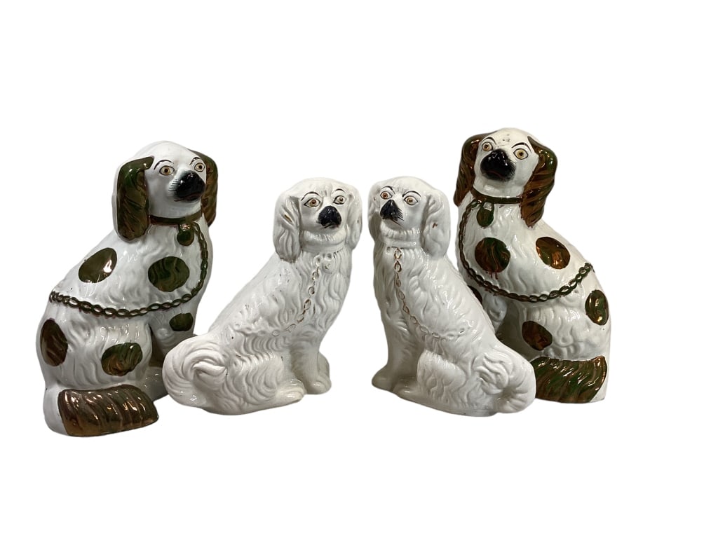 2 Pair Staffordshire  Spaniels (1 of 4)