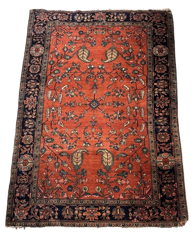 Antique Lilihan Throw Rug (1 of 6)