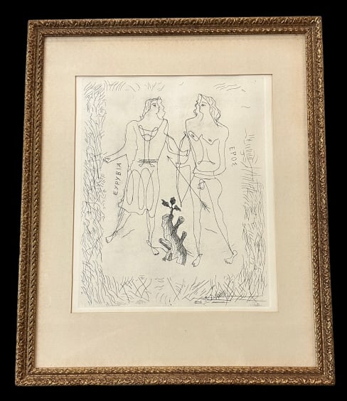 Eros and Eurybia Etching, after Georges Braque (1 of 5)