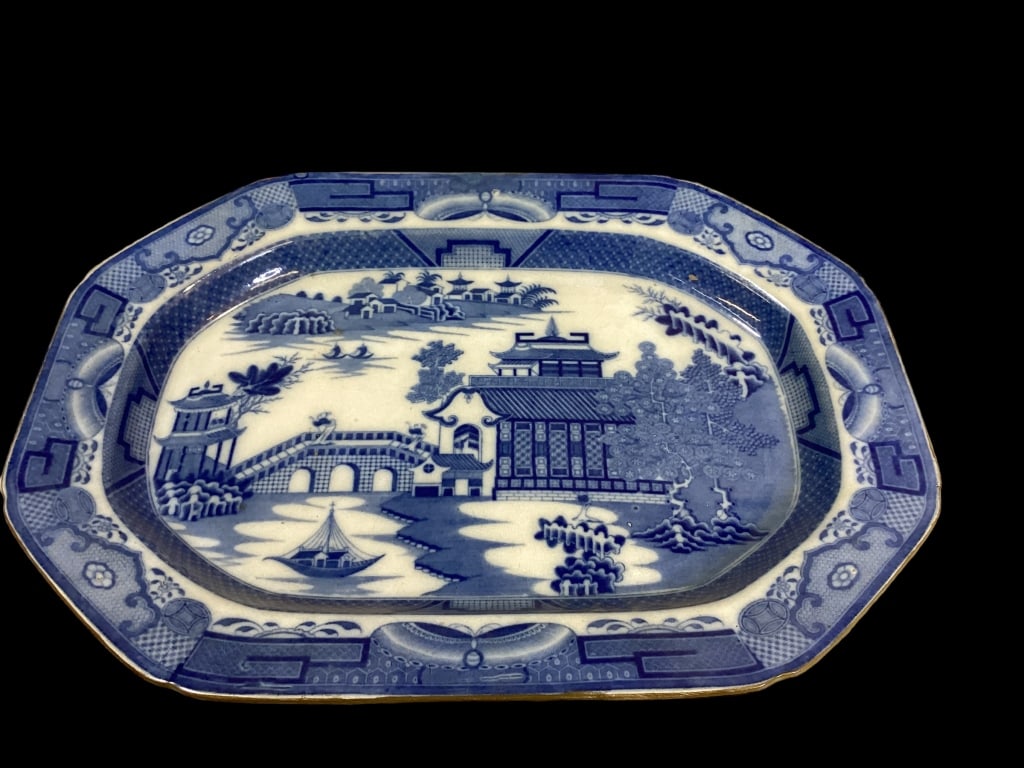 Early Chinese Canton Platter (1 of 4)