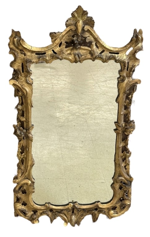 19th Century Gilt Chippendale Mirror (1 of 6)