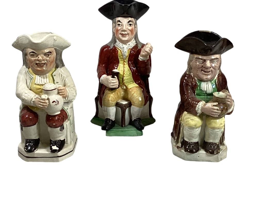 Three Early Toby Jugs (1 of 5)