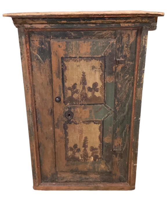 European Hanging Corner Cupboard (1 of 5)