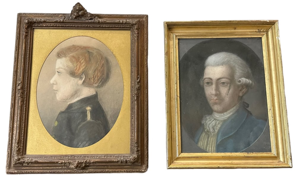 2 Framed Pastel Portraits (1 of 7)