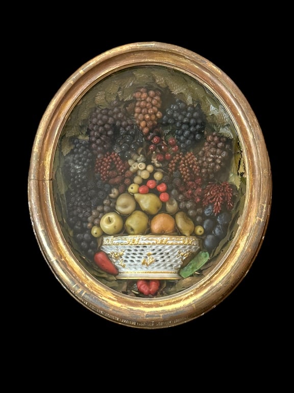 19th C. Wax Fruit Still Life (1 of 5)