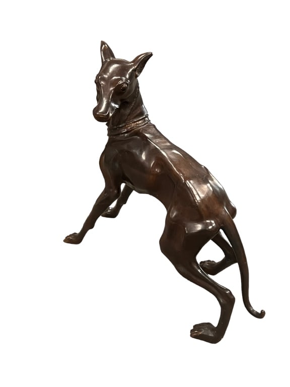 Bronze Greyhound Statue (1 of 5)