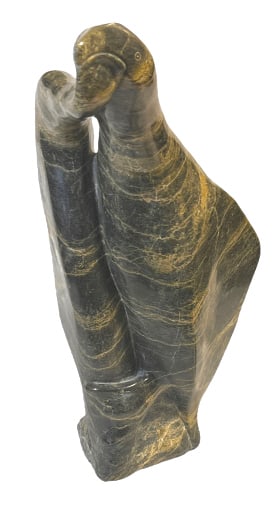 Hand carved Guillemont Inuit Carving (1 of 4)