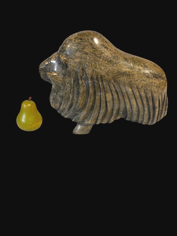 Inuit Muskox Stone Carving (1 of 4)