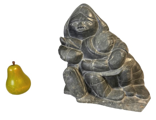 Ann Markossie Mother & Child Inuit Carving (1 of 4)