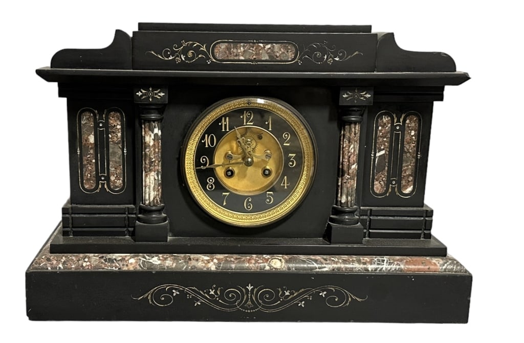 S. Marti et Cie Slate Mantle Clock (1 of 10)