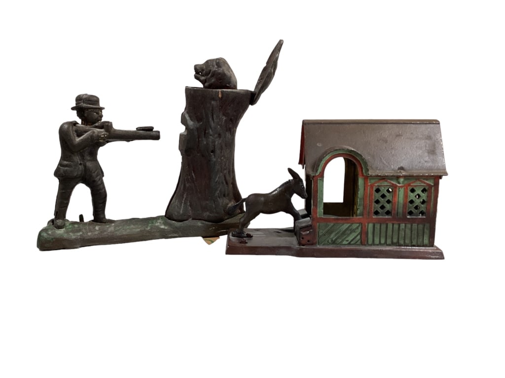 2 Cast Iron Mechanical  Banks (1 of 7)