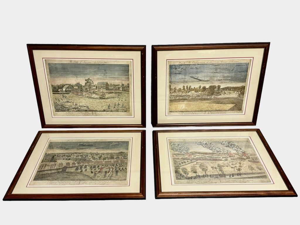 4 Revolutionary War Events, after Amos Doolittle (1 of 8)