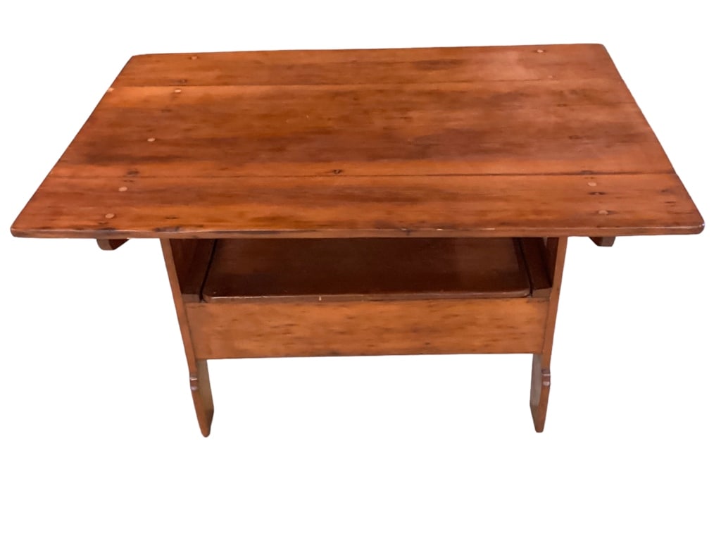 Antique Pine Hutch Table (1 of 7)