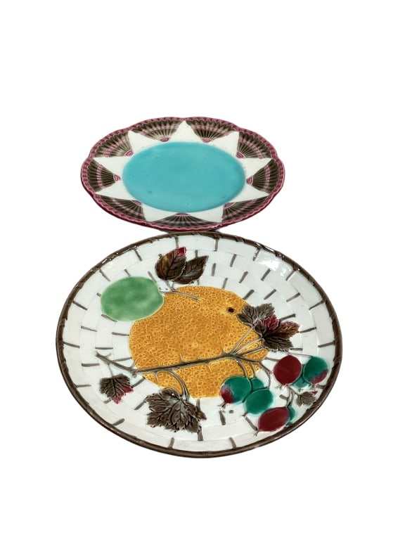 Two Wedgwood  Majolica Cake Stands (1 of 5)