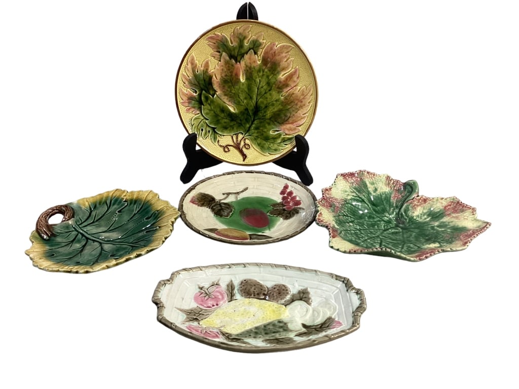 5 Pieces Majolica (1 of 4)